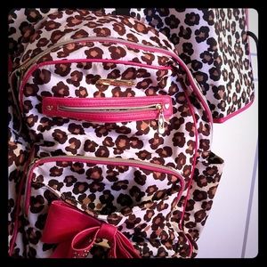 Betsey Johnson diaper backpack